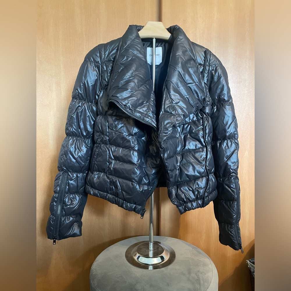 Bebe black puffer